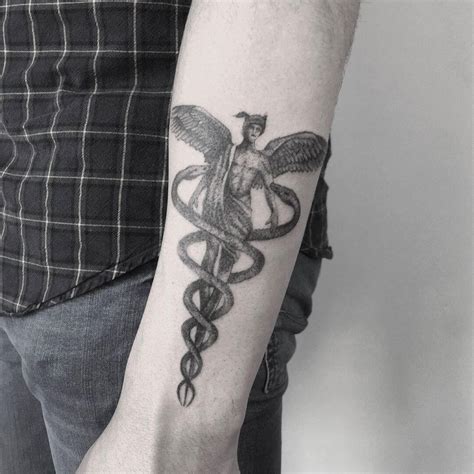 hermes wings tattoo